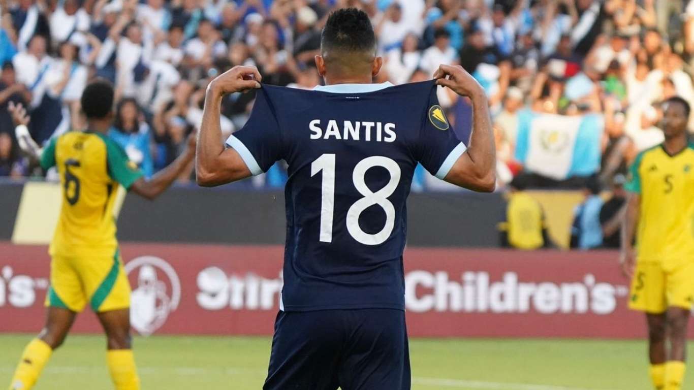 EN VIDEO | Así fue el gol de Santis, de Guatemala, a Jamaica en Copa Oro