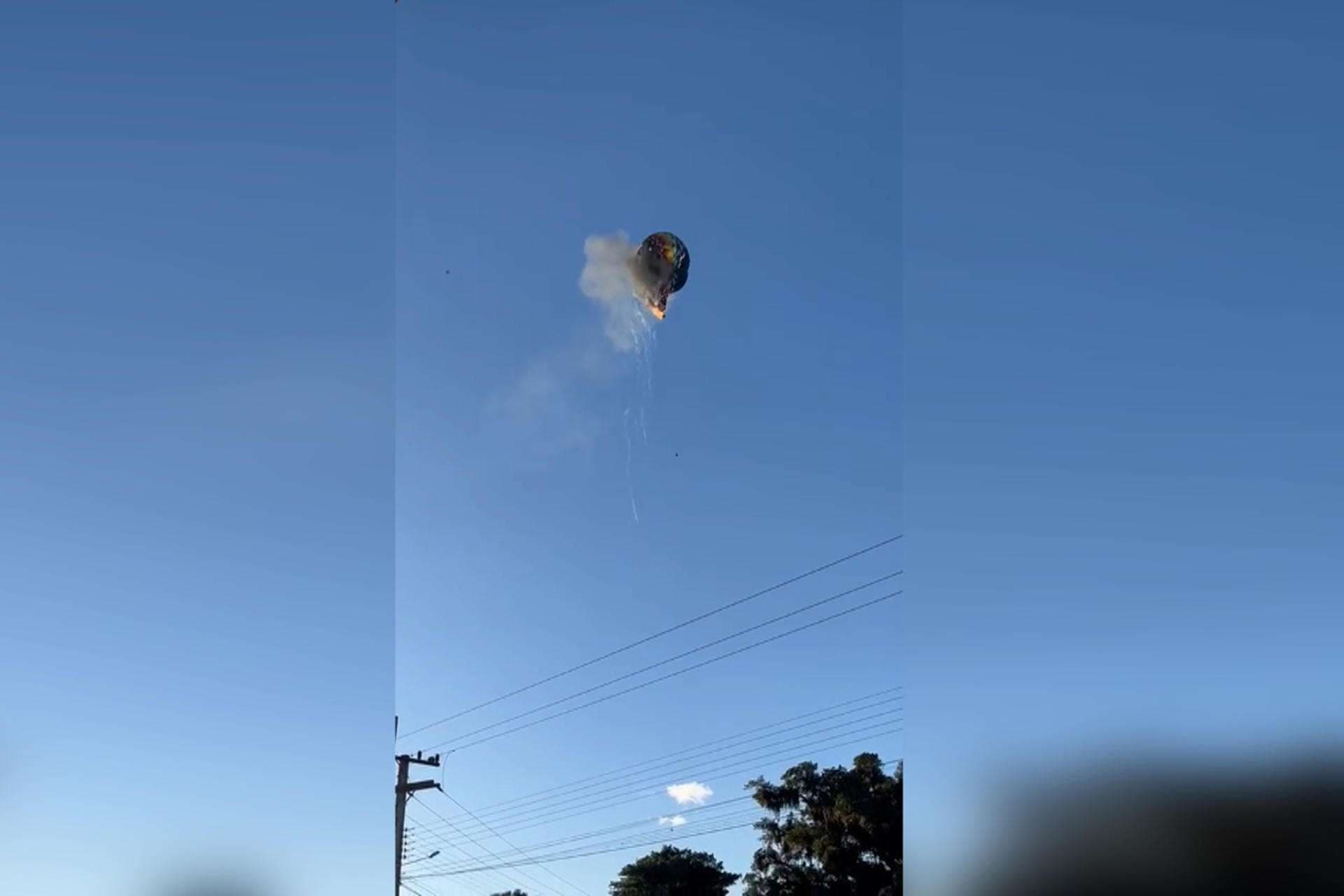 Al menos ocho muertos al caer un globo aerostático con 21 pasajeros a bordo en Brasil