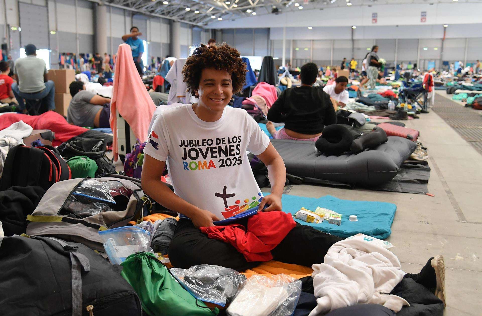 Los jóvenes invaden Roma por el Jubileo de la Juventud: "Me siento como en un Mundial"