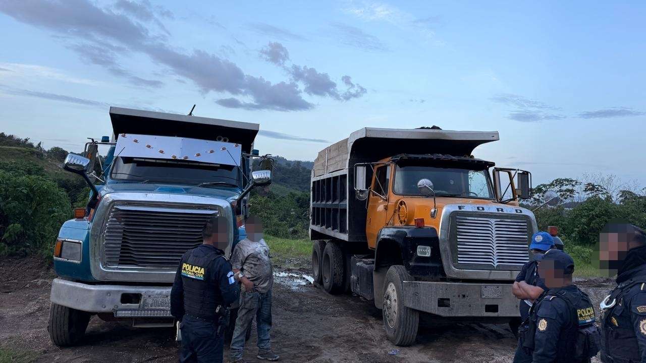 ¿Minería ilegal en Amatitlán? MP allana propiedad por posible delito ambiental