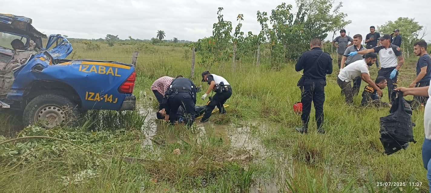 accidente pnc petén