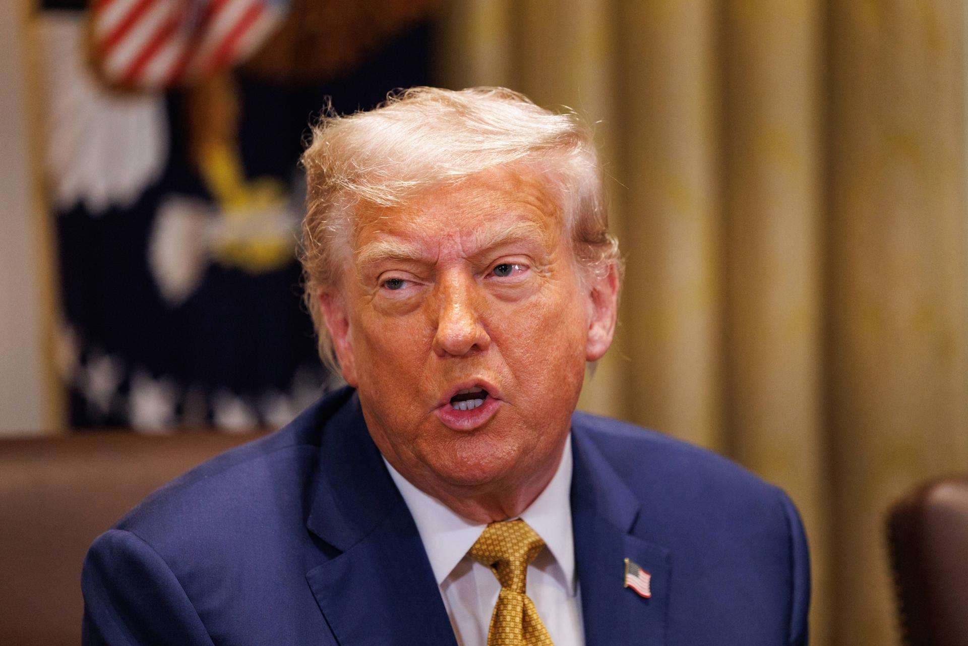 Trump se enfurece al ser preguntado por Epstein: "¿Todavía hablamos de este asqueroso?"