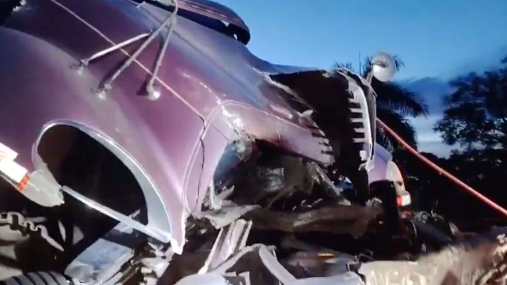 Conductores enfrentan tránsito lento en la Palín–Escuintla por accidente