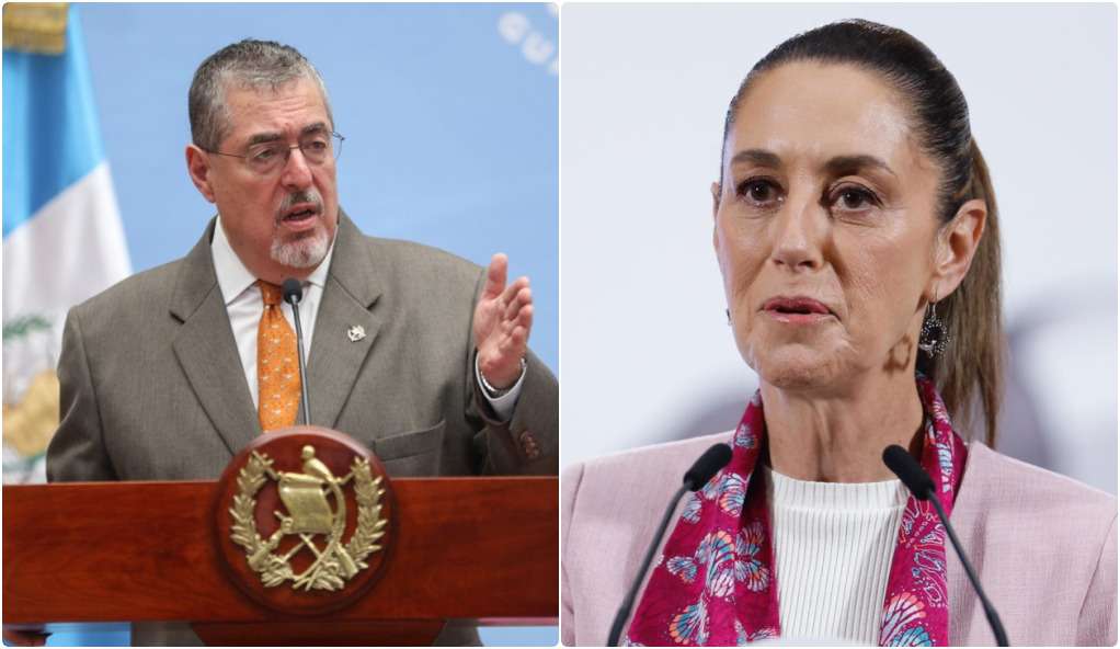 bernardo arévalo y claudia sheinbaum.