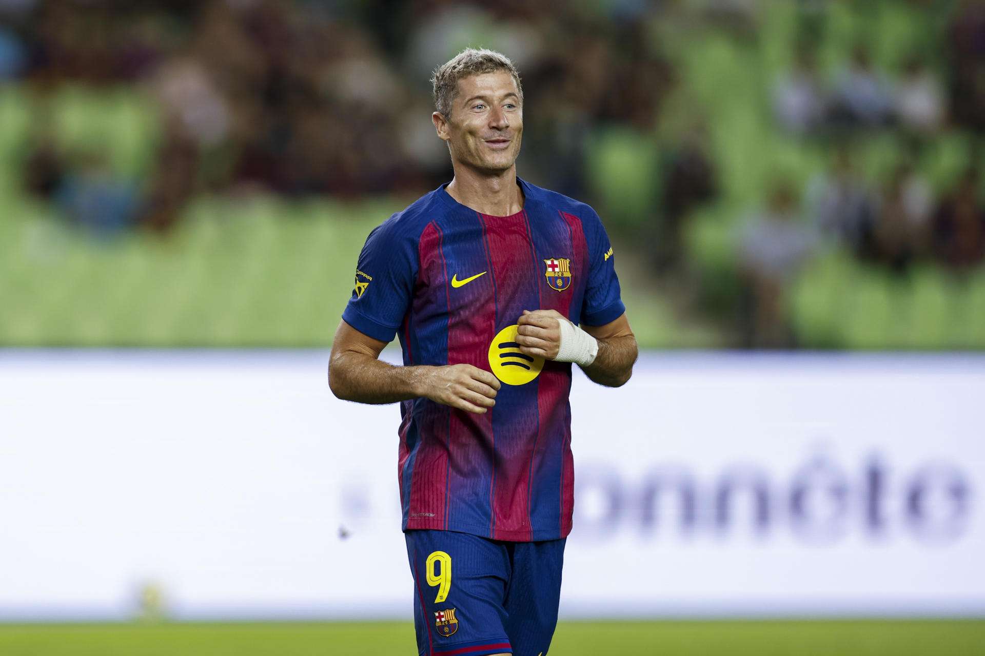 Robert Lewandowski, con molestias en el bíceps femoral, será baja para el Gamper