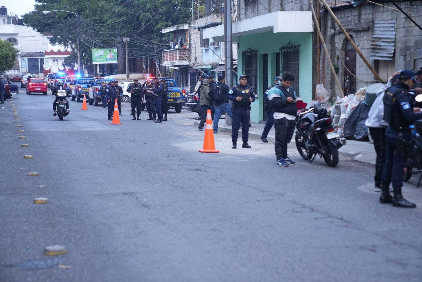 Capturan a seis presuntos sicarios tras alertas por posibles ataques en Fraijanes