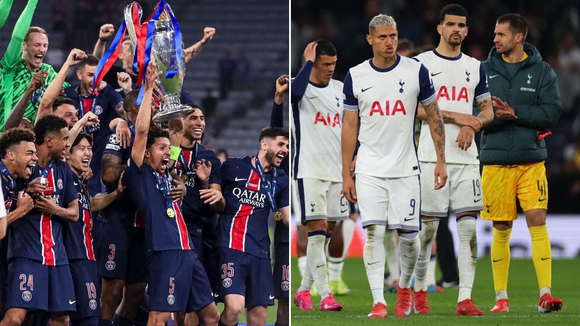 ¿Podrá el Tottenham romper su maldición contra un PSG herido pero ambicioso?