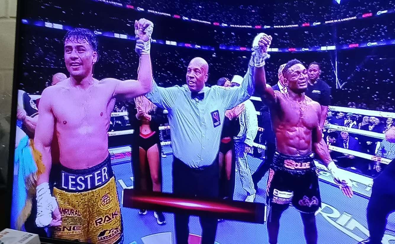 ¡Grande, Lester Martínez! El guatemalteco empata ante Christian Mbilli en un gran combate