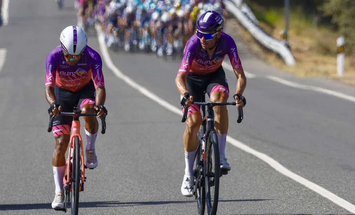 EN IMAGÉNES | Sergio Chumil se lanza al ataque y firma histórica escapada en la Vuelta a España