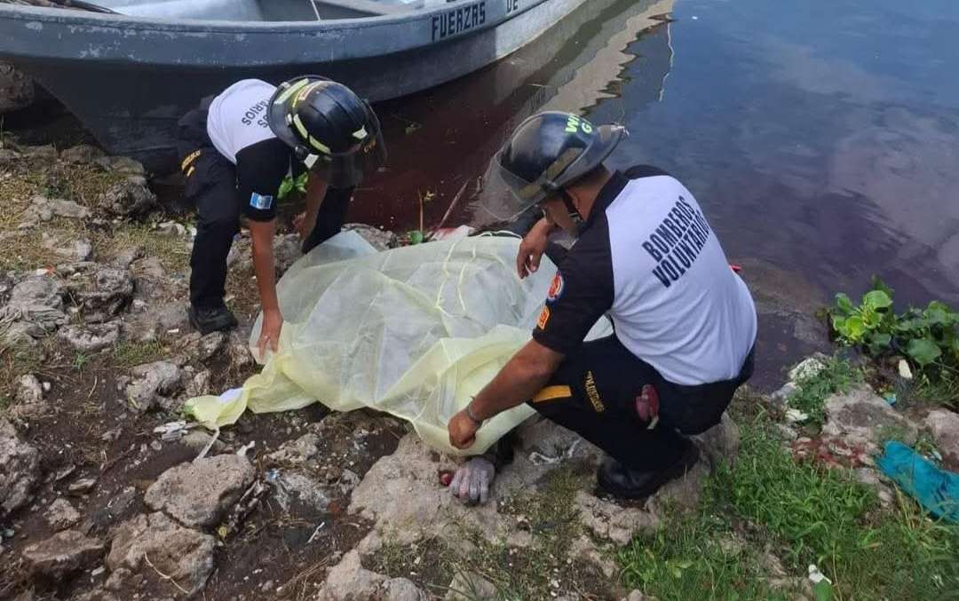 Encuentran un cadáver en el lago de Amatitlán