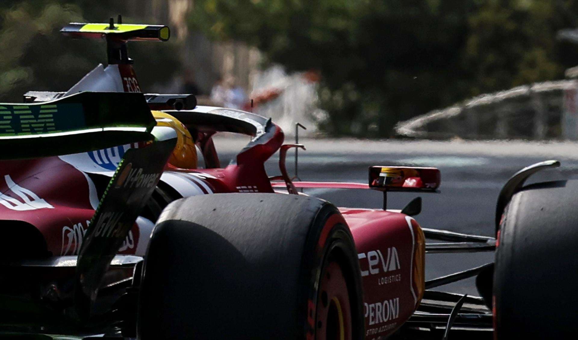 Hamilton lidera y Ferrari le roba el protagonismo a McLaren en Baku