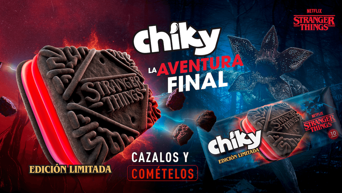 Galletas Chiky celebra el final de Stranger Things con una edición limitada