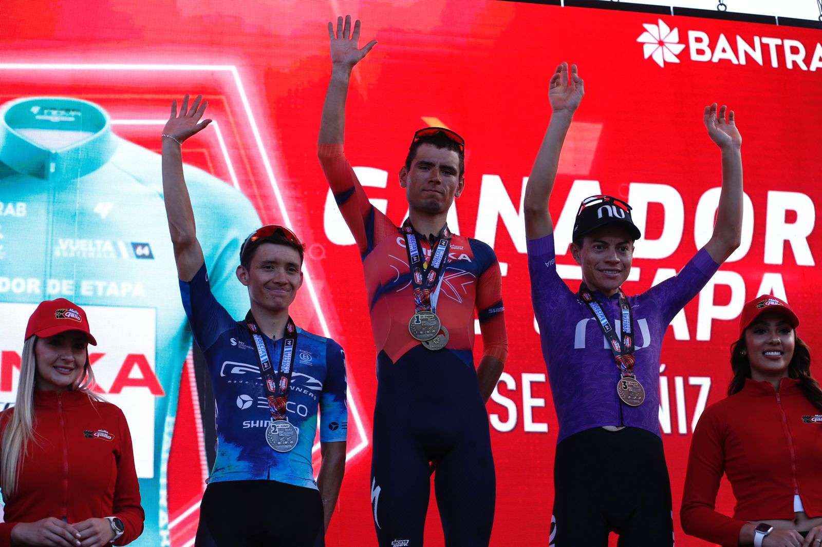 Ganadores y sus tiempos en la séptima etapa de la Vuelta a Guatemala