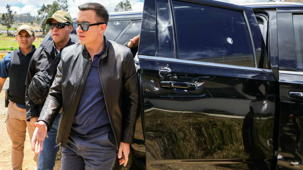 ¿Intento de asesinato? Gobierno de Guatemala condena agresión a presidente ecuatoriano