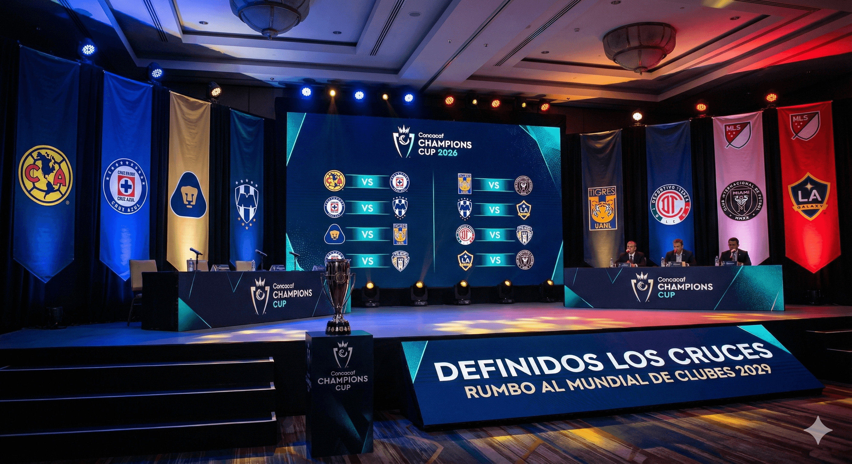 Definidos los cruces de la Concacaf Champions Cup 2026