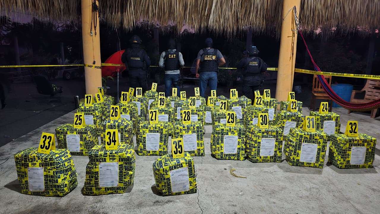 Q88 millones en cocaína ¿Cómo lograron interceptar el cargamento en plena zona costera?
