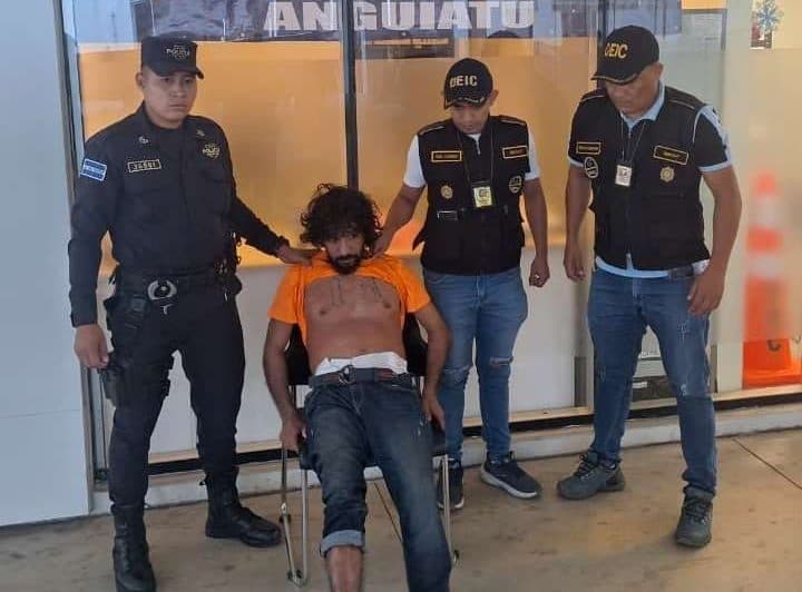 Lo buscaban en El Salvador y fue capturado en un hospital de Chiquimula