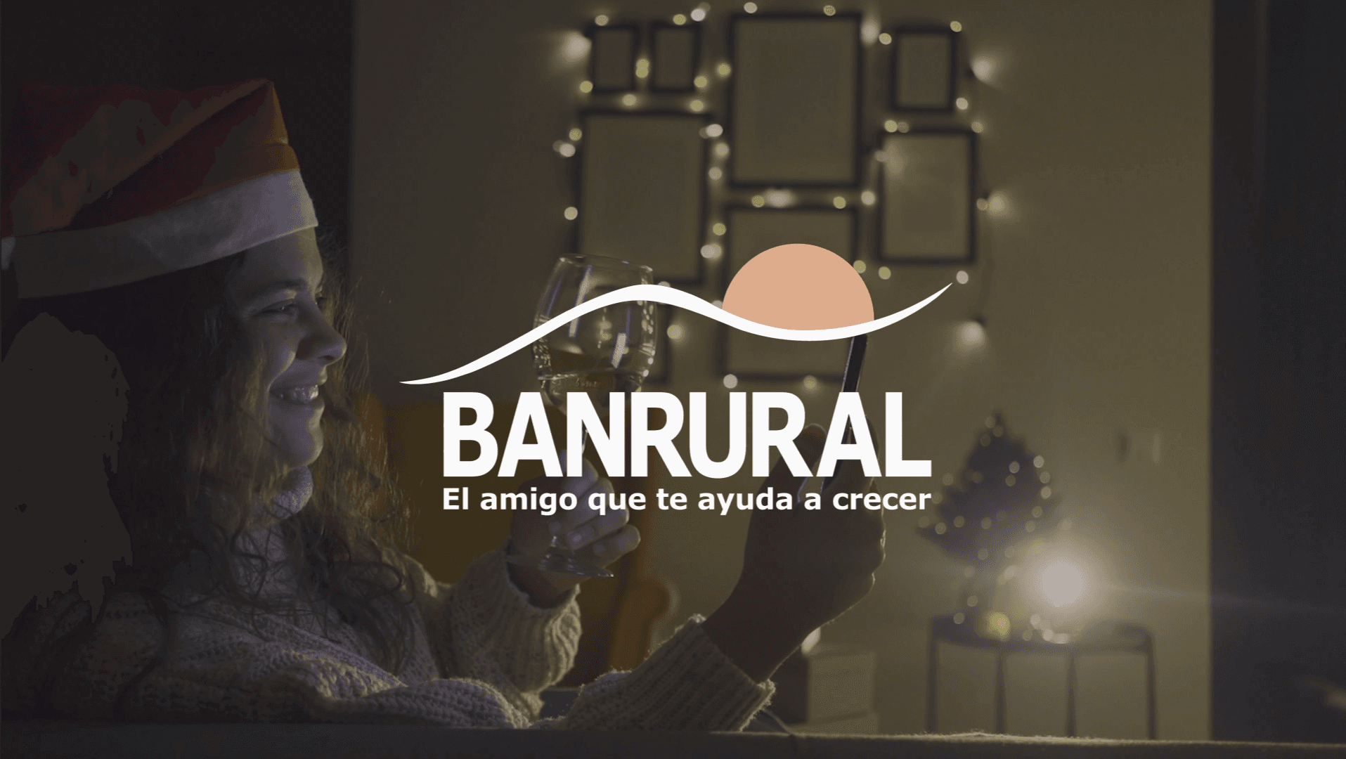 Banrural te desea una Feliz Navidad, con el corazón cerca aunque la distancia exista