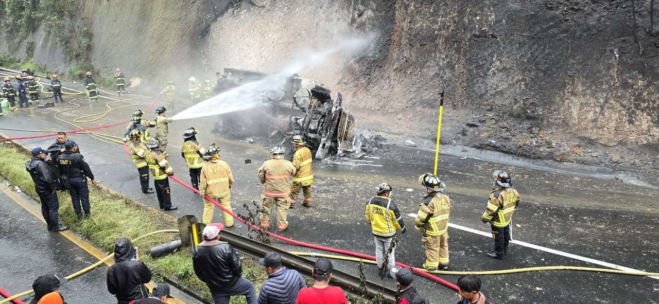 cisterna incendiada.