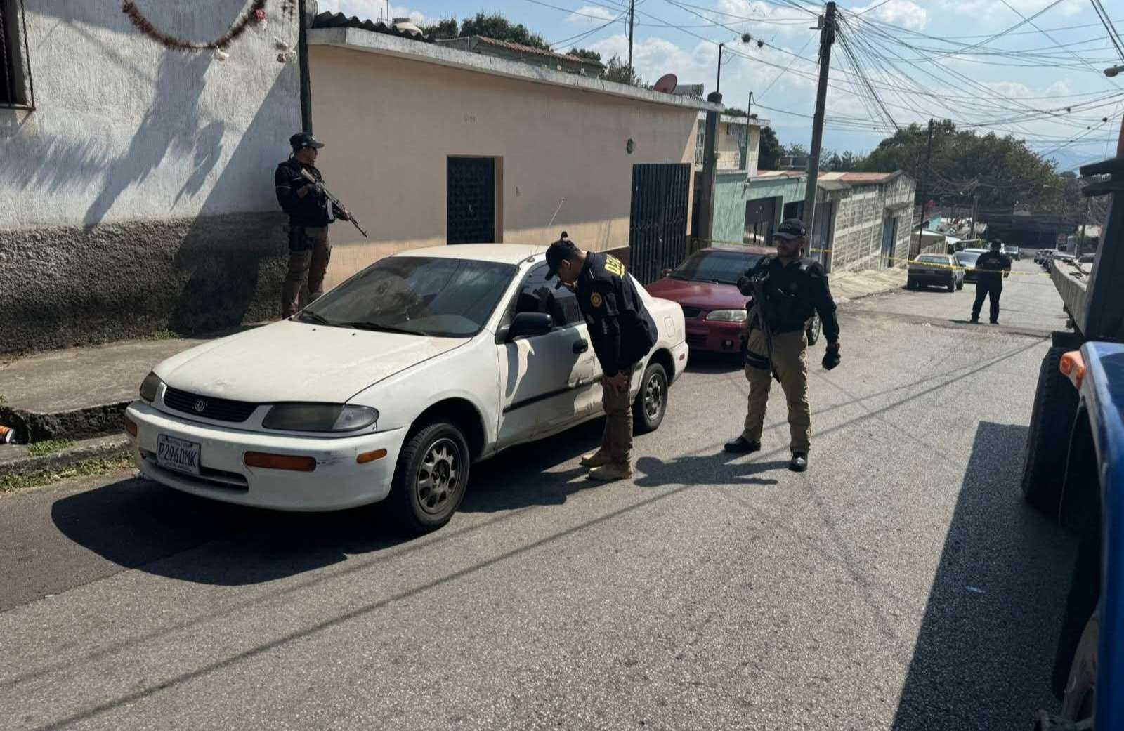 Vehículo decomisado.