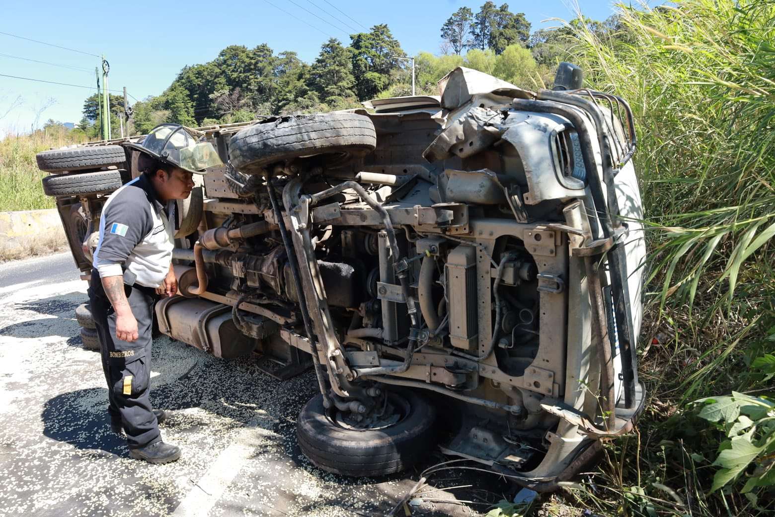 Accidentes de tránsito en Carretera a El Salvador dejan un fallecido y cuatro heridas