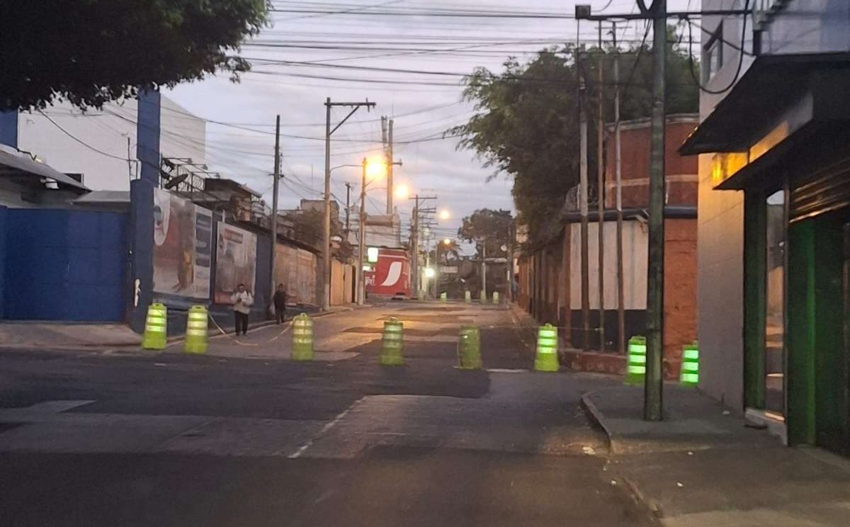 Cierres de calles continúan en varios puntos de la ciudad, informa la PMT