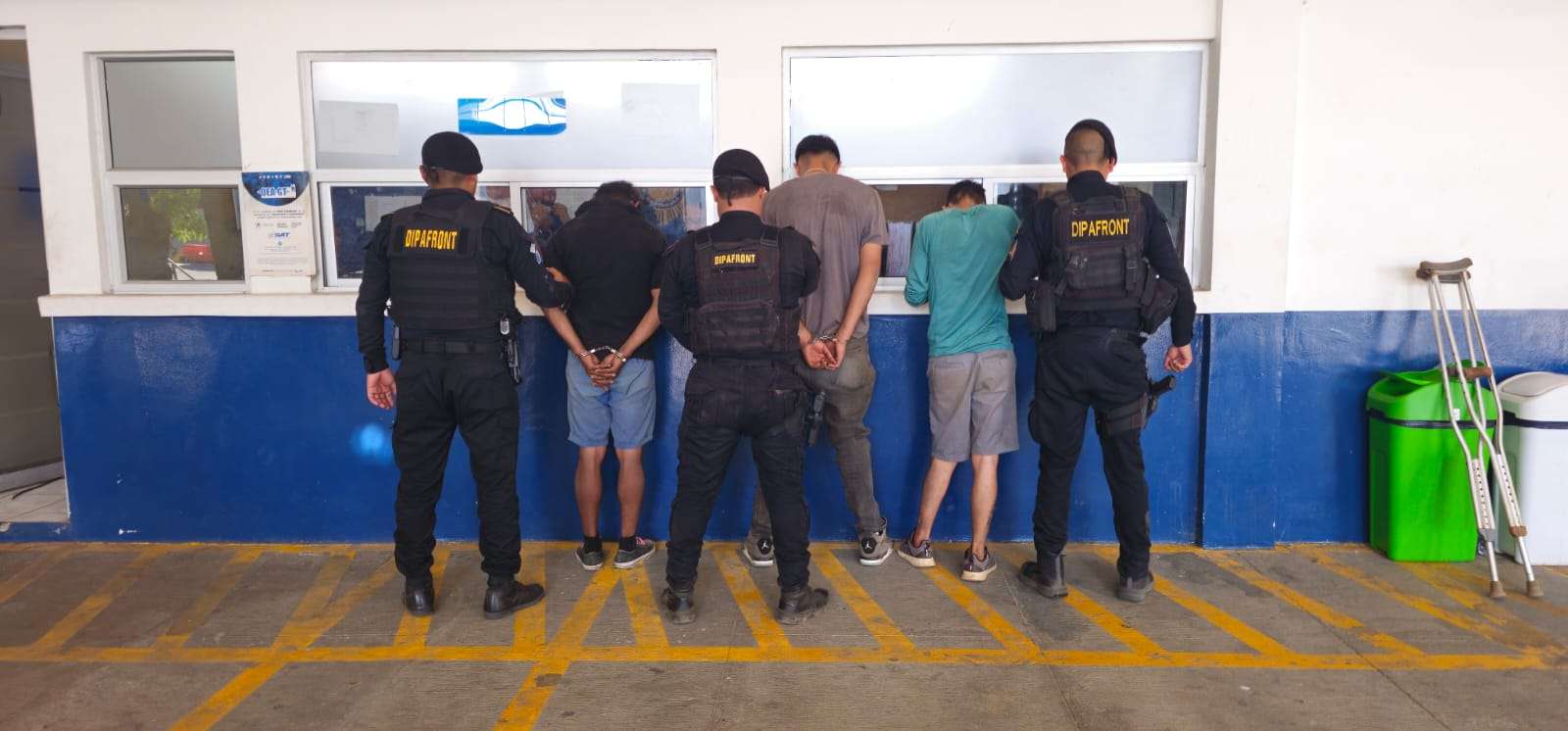 mareros detenidos.