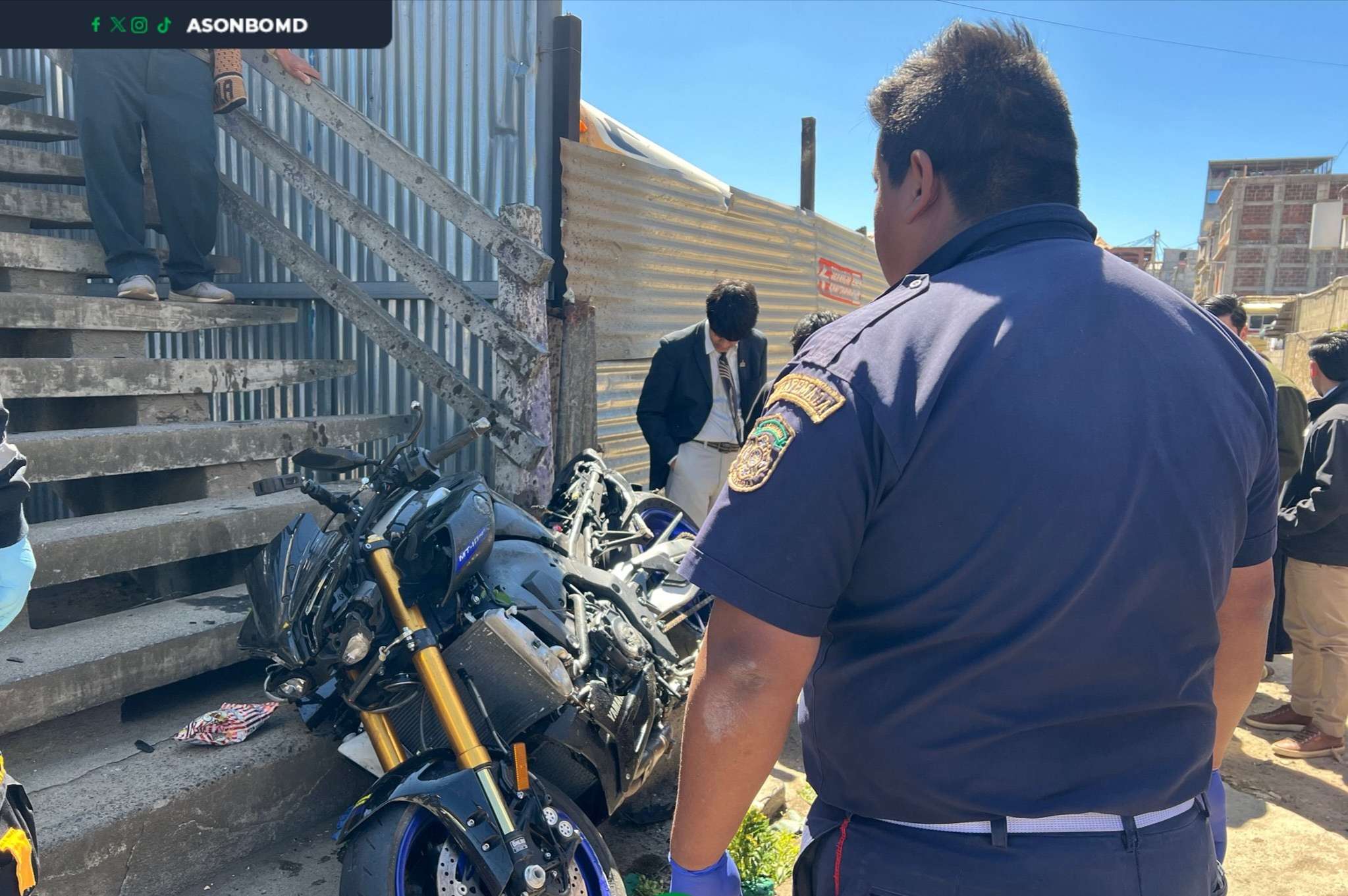 Accidente en la ruta Interamericana.