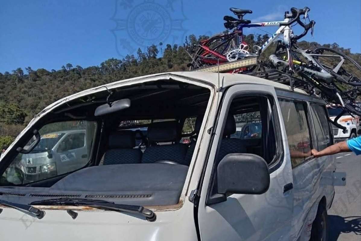 Accidente ciclistas.