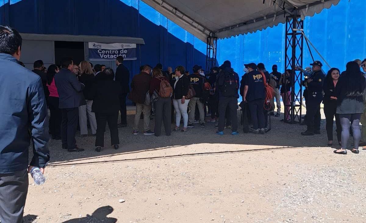 ¡A puerta cerrada! Así se desarrollan las votaciones del CANG tras allanamientos del MP