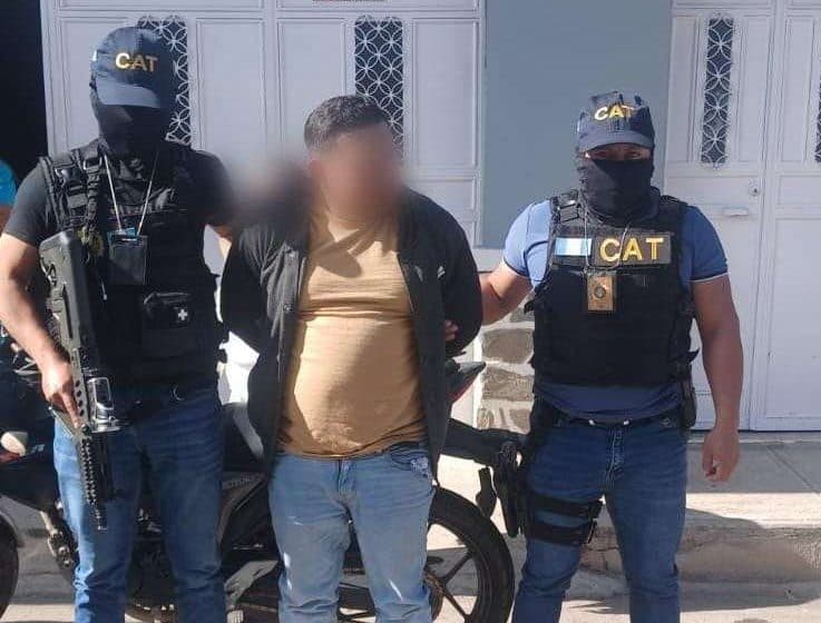 PNC captura en Chiquimula al sexto extraditable del año solicitado por Estados Unidos