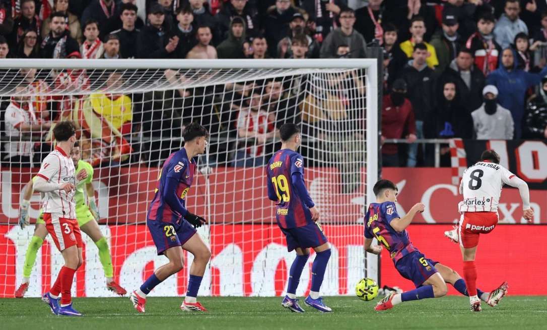 El Girona da un golpe de autoridad y vence al Barcelona en Montilivi