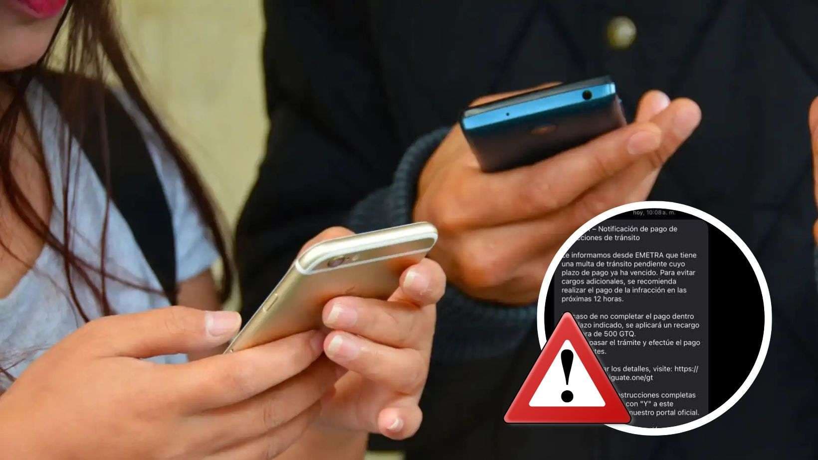 ⚠️ ¡No caiga en la trampa! Mensajes engañosos sobre multas buscan estafar a guatemaltecos