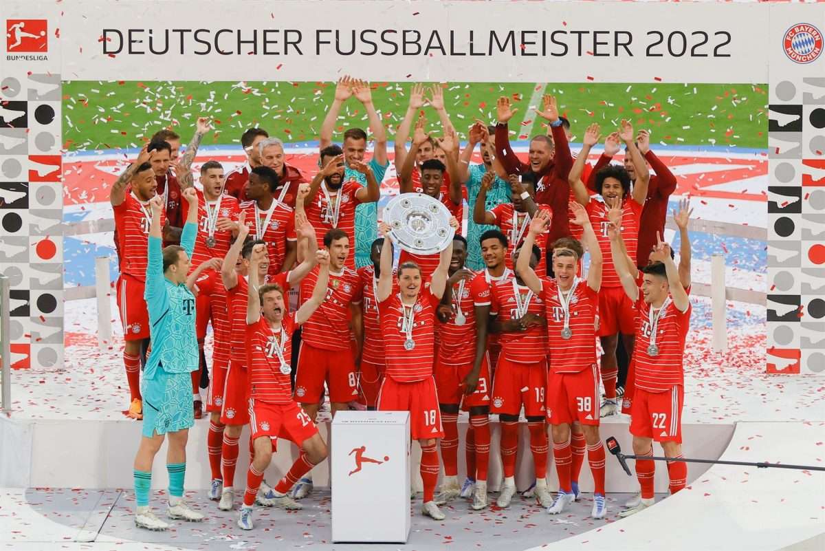 Imagen de archivo del Bayern Múnich celebrando la consecución del título de Liga. EFE/EPA/RONALD WITTEK.