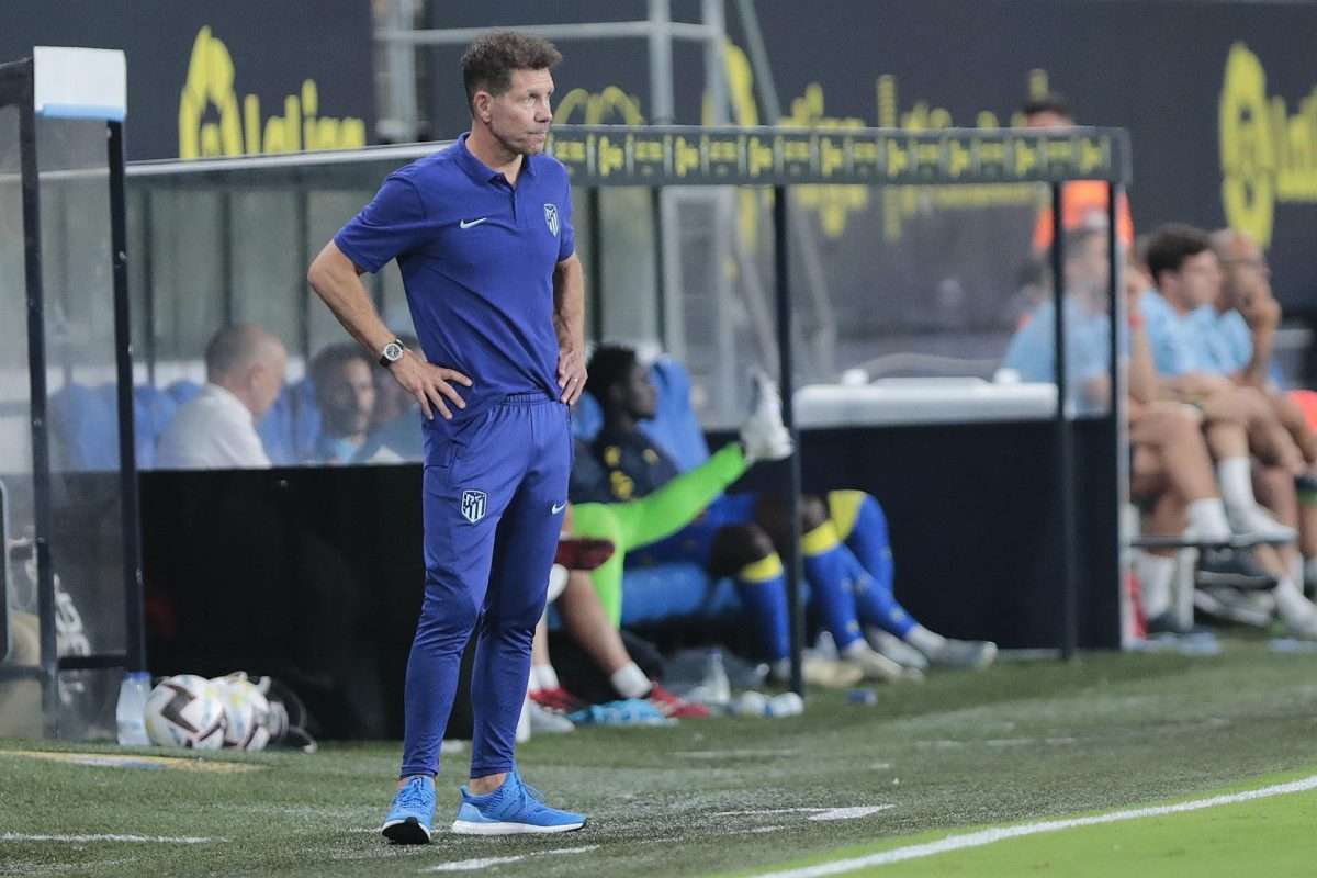 Diego Simeone, en una foto de archivo durante esta pretemporada. EFE/Roman Rios