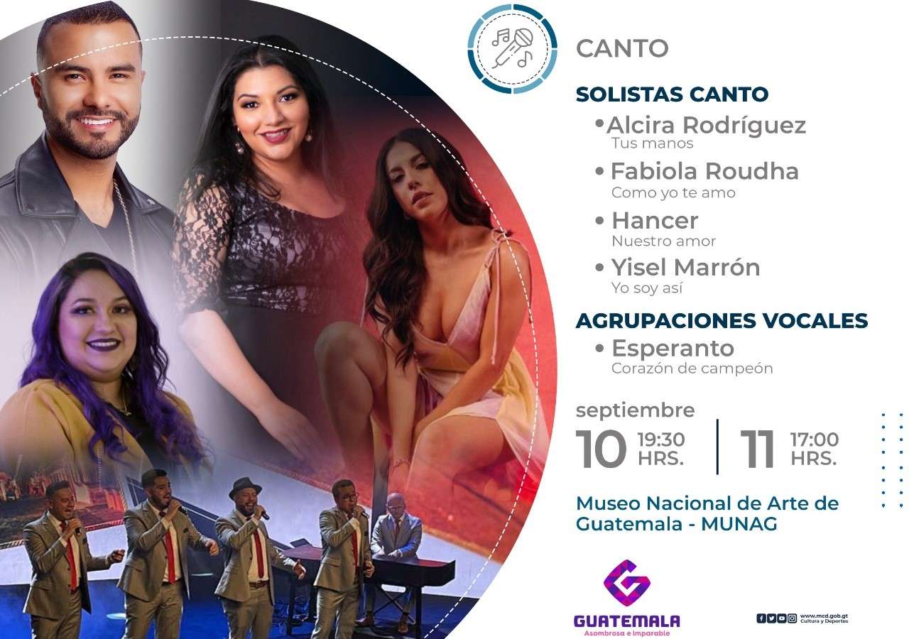 Disfrute del talento de artistas nacionales en conciertos gratis