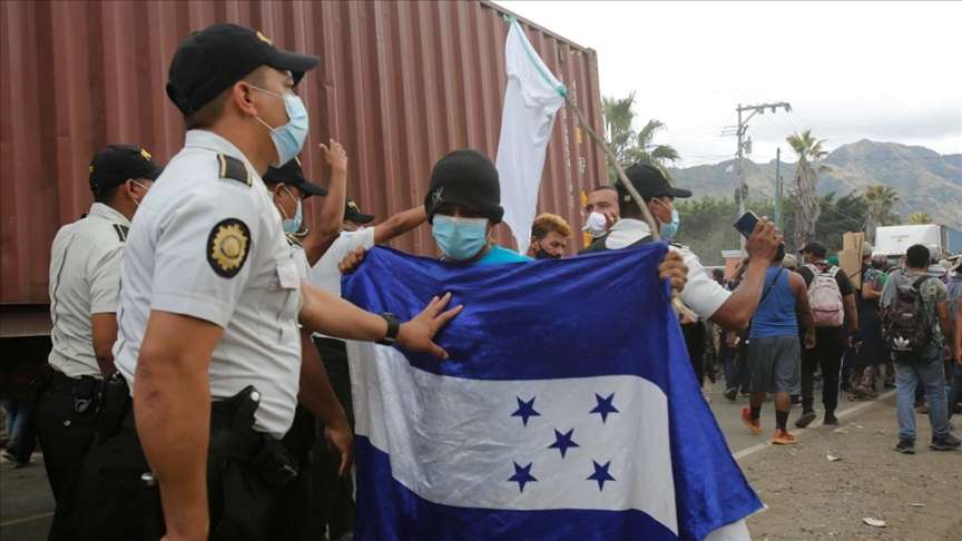 Migración y Seguridad en alerta naranja por caravana de migrantes Hondureños