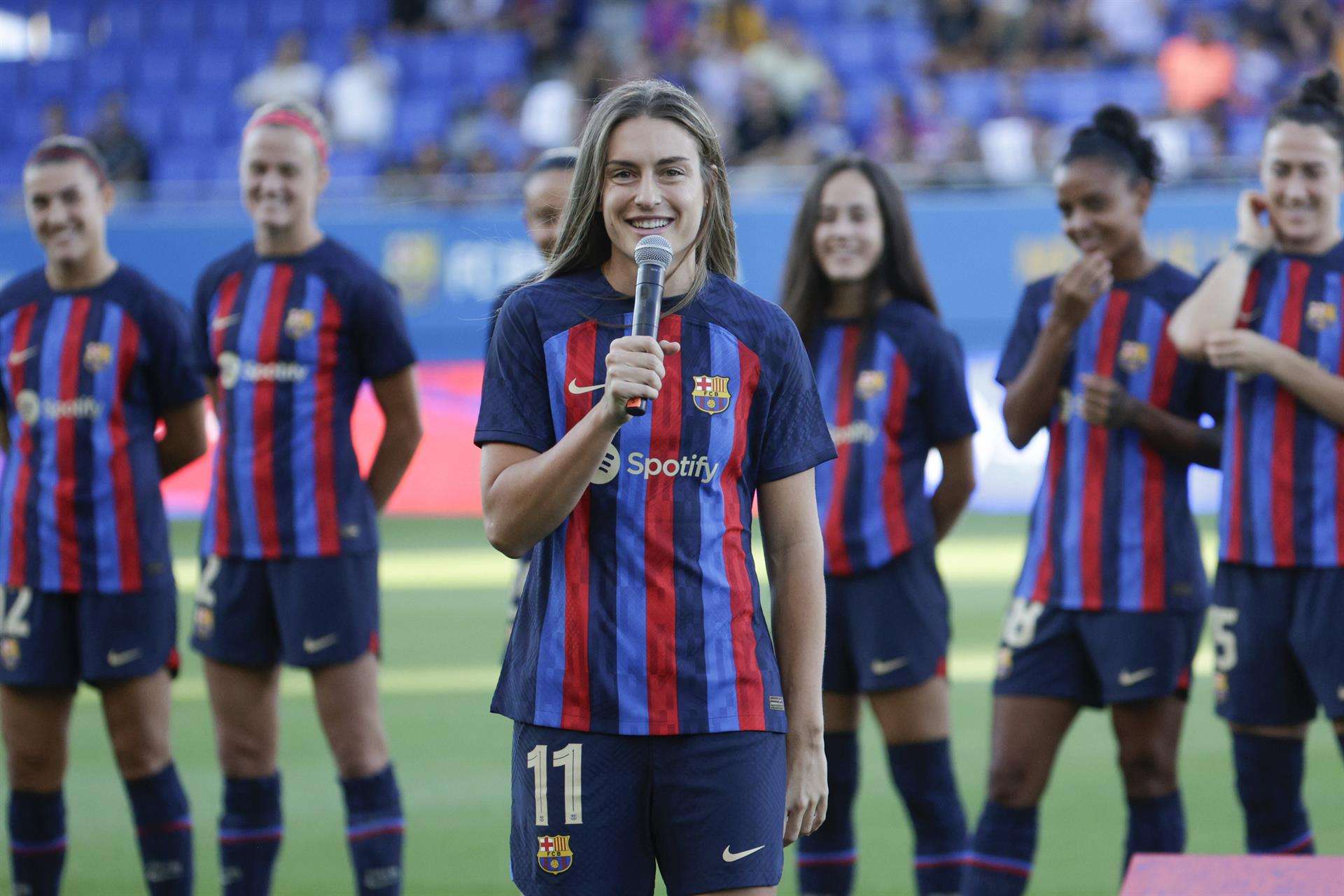 La centrocampista del Fc Barcelona Alexia Putellas en una foto de archivo. EFE/Quique García