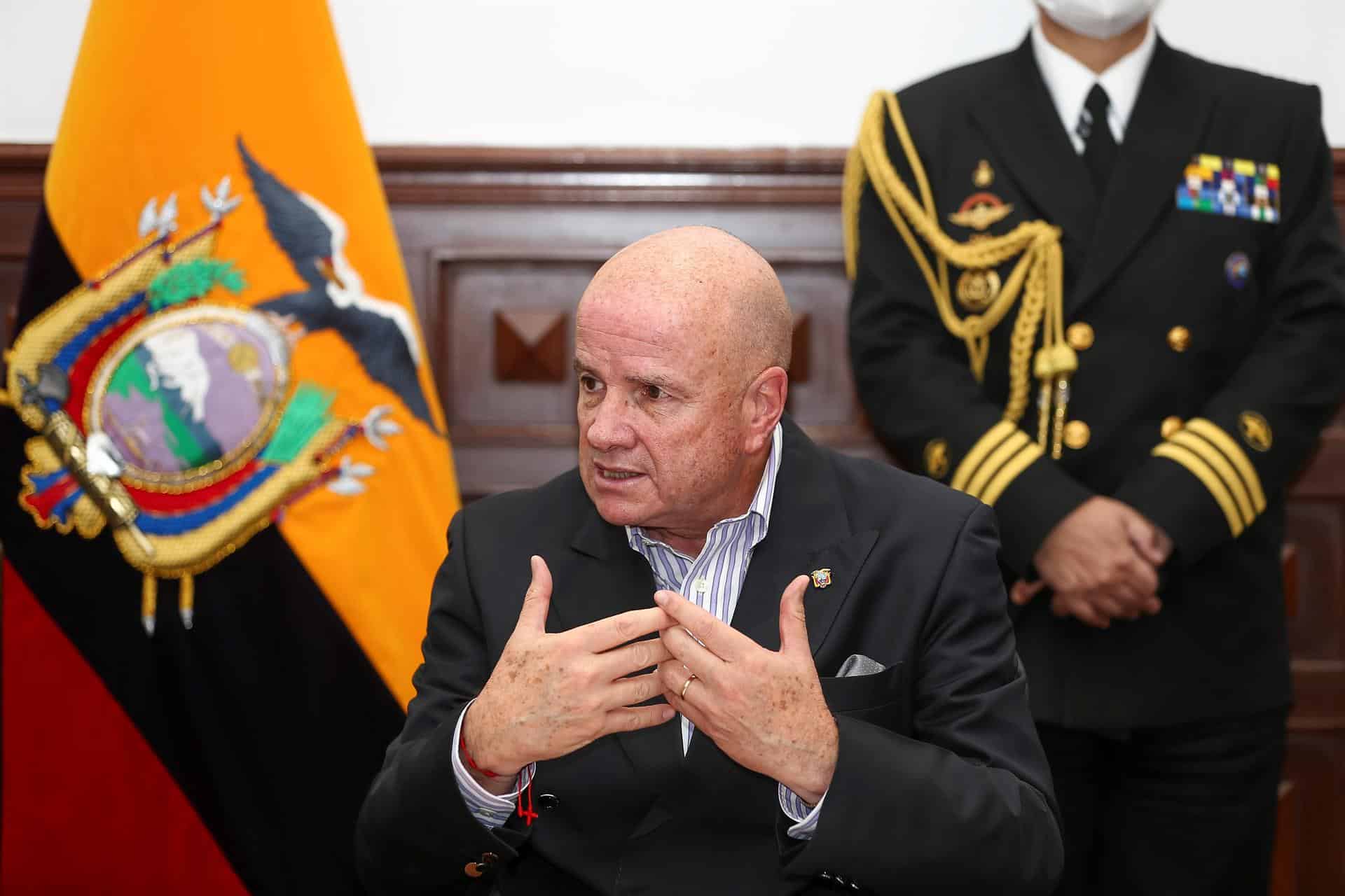 Fotografía de archivo en la que se registró al vicepresidente de Ecuador, Alfredo Borrero, en Quito (Quito). EFE/José Jácome