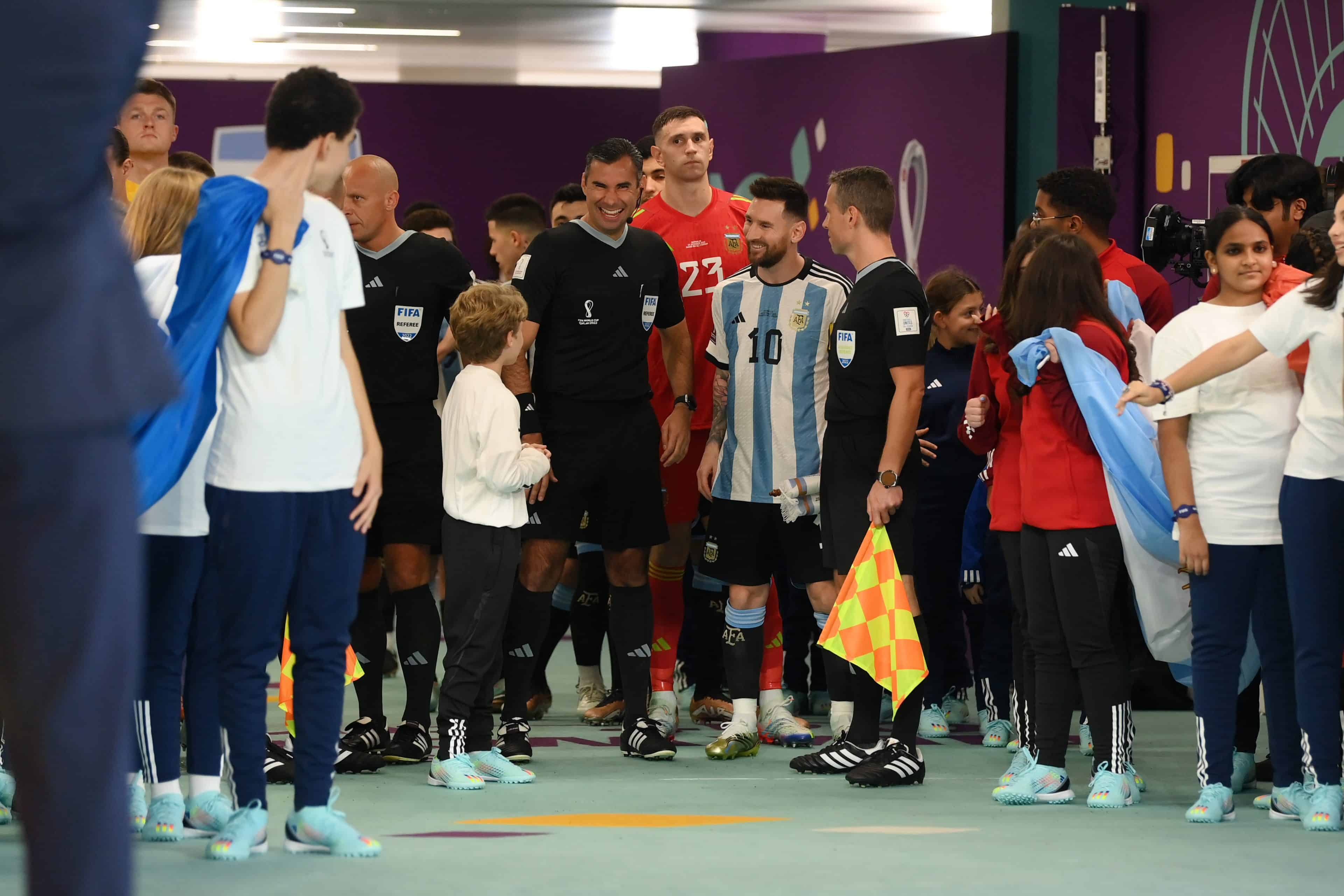 Argentina v Australia Mario Escobar Toca Messi