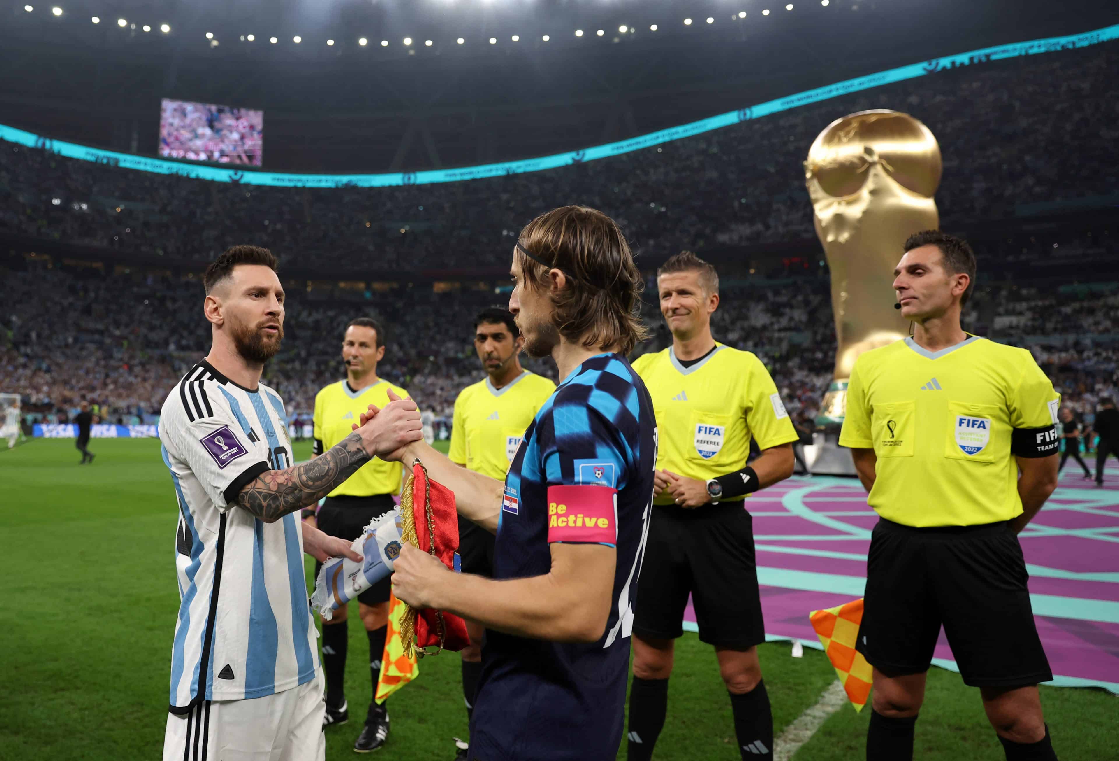 Argentina v Croacia | Messi Luka Modric