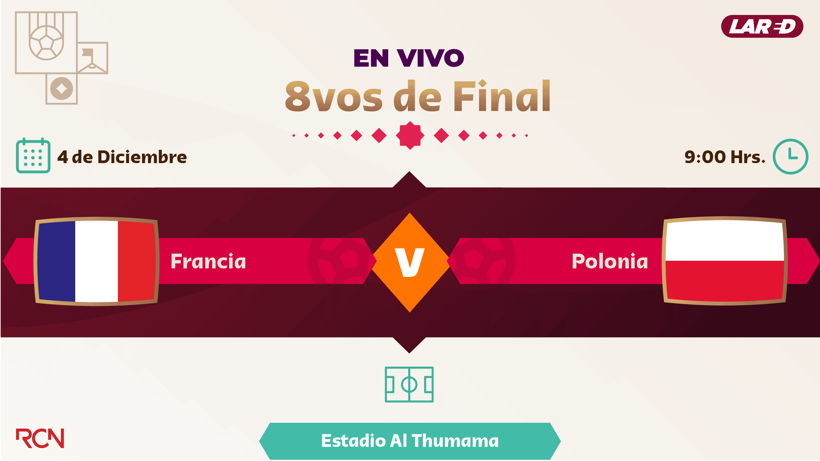 En vivo Francia vs Polonia Mundial