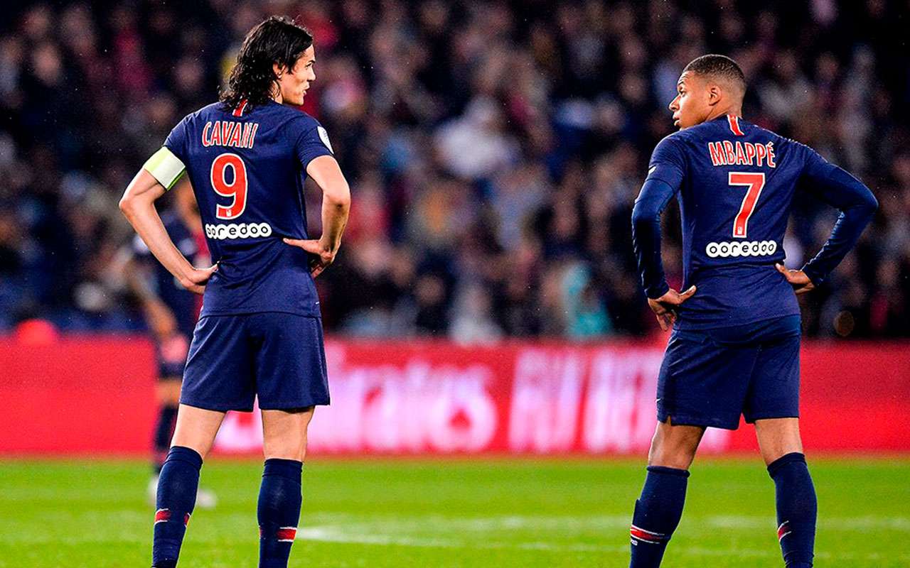 Mbappé y Cavani