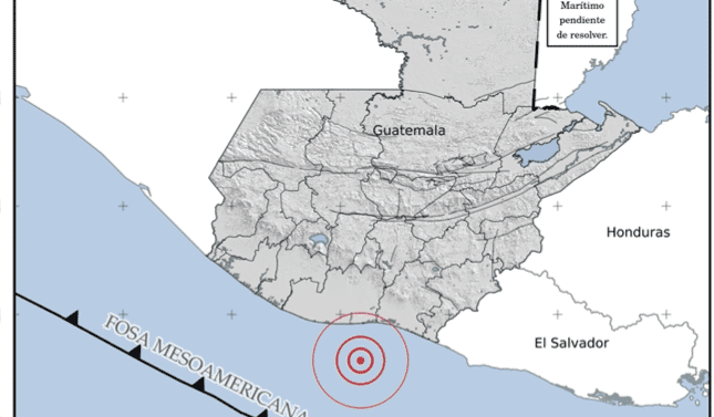 Sismo sensible en Guatemala este 11 de marzo