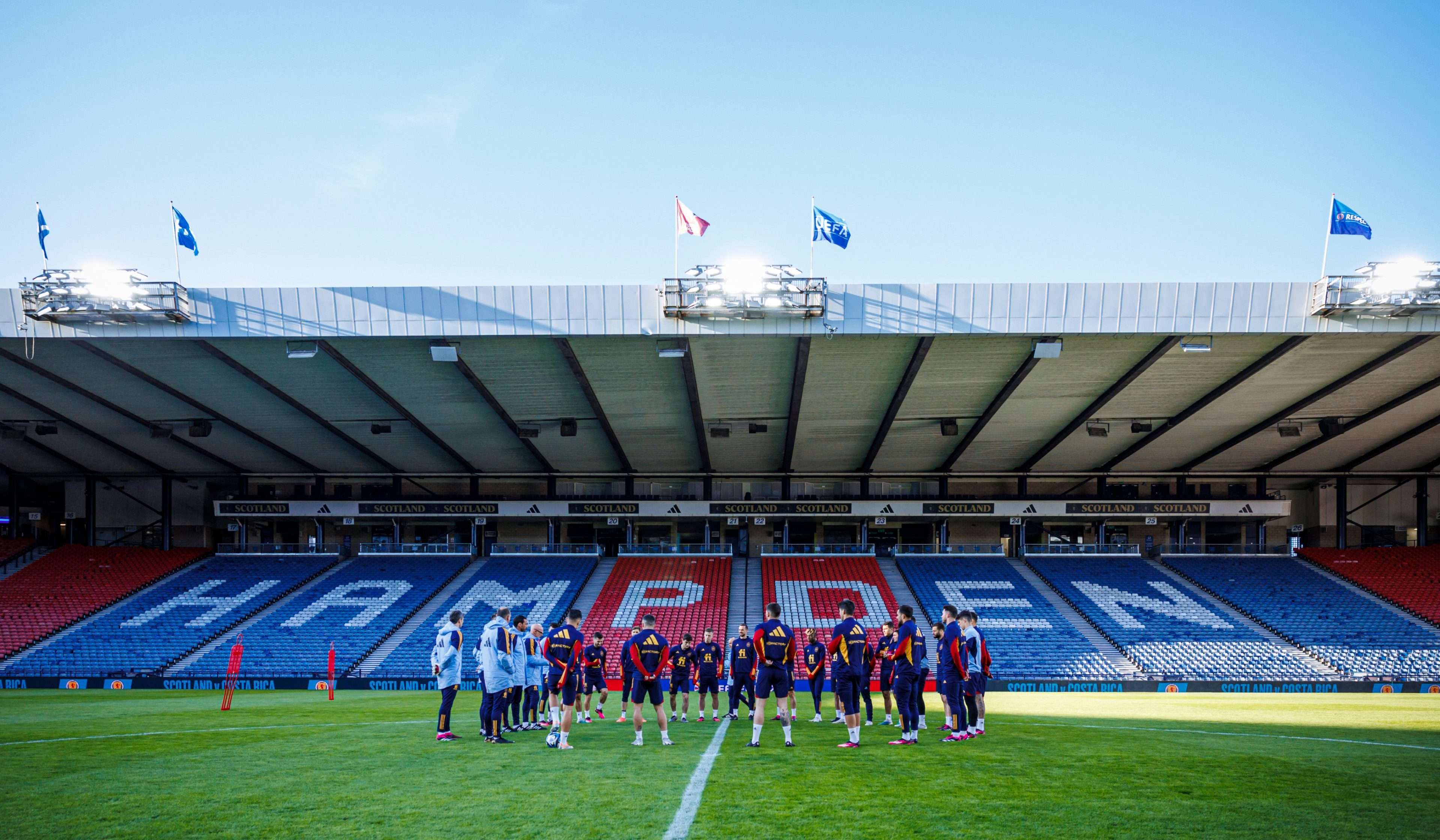 España Escocia Amistoso