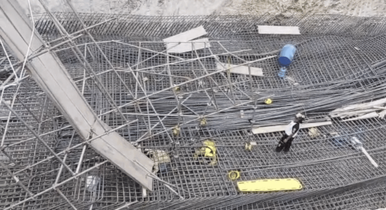 EN VIDEO | Accidente en una construcción dejó 2 muertos en ruta al Atlántico