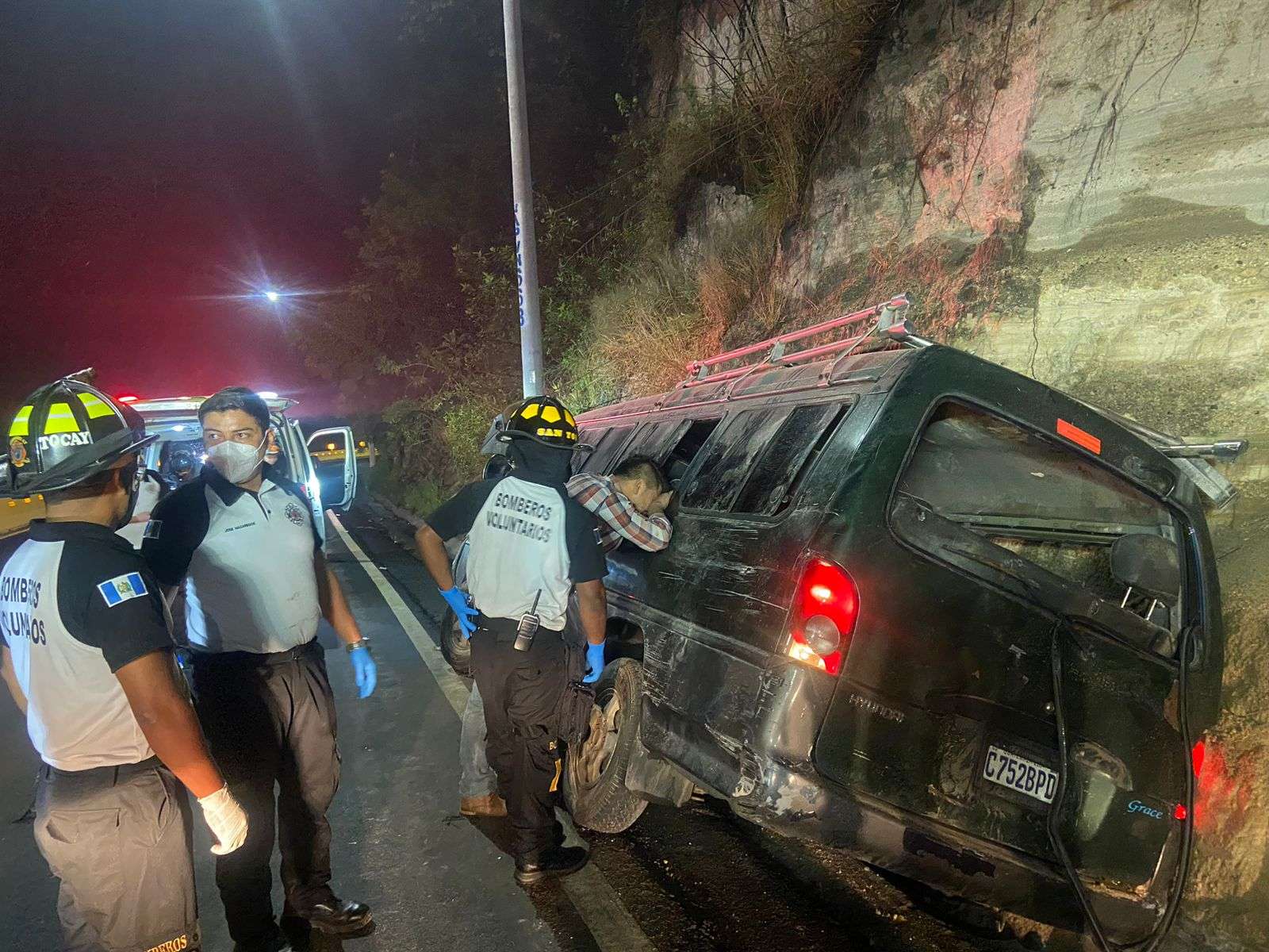 Accidente de tránsito microbús