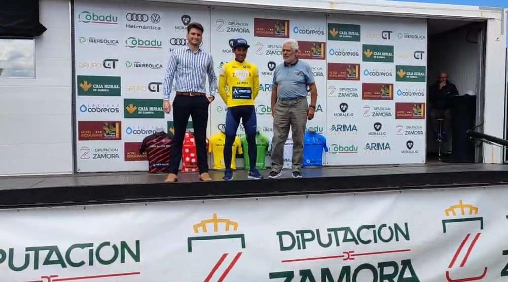 Sergio Chumil el líder en la clasificación general de la Vuelta Zamora, España