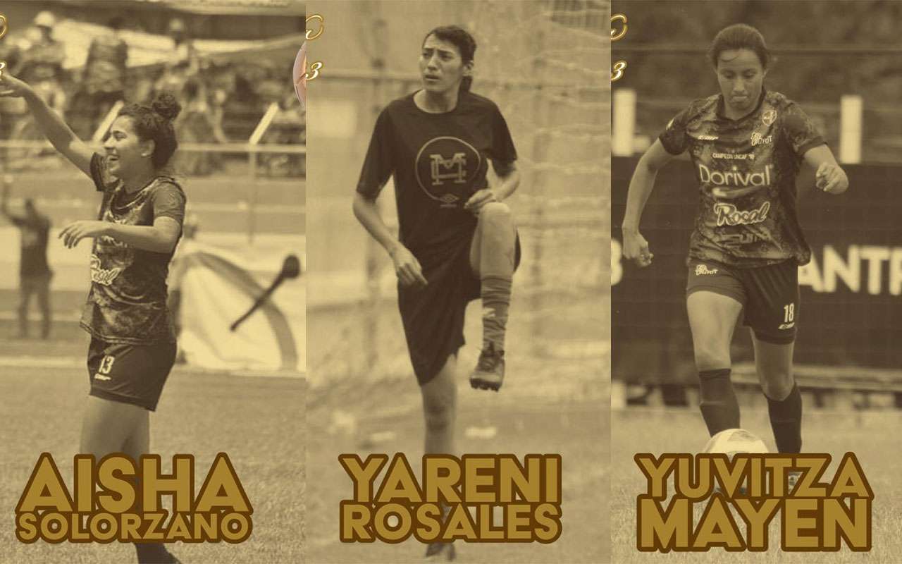 Liga Femenina de Guatemala presentó a las finalistas para el Balón de Oro