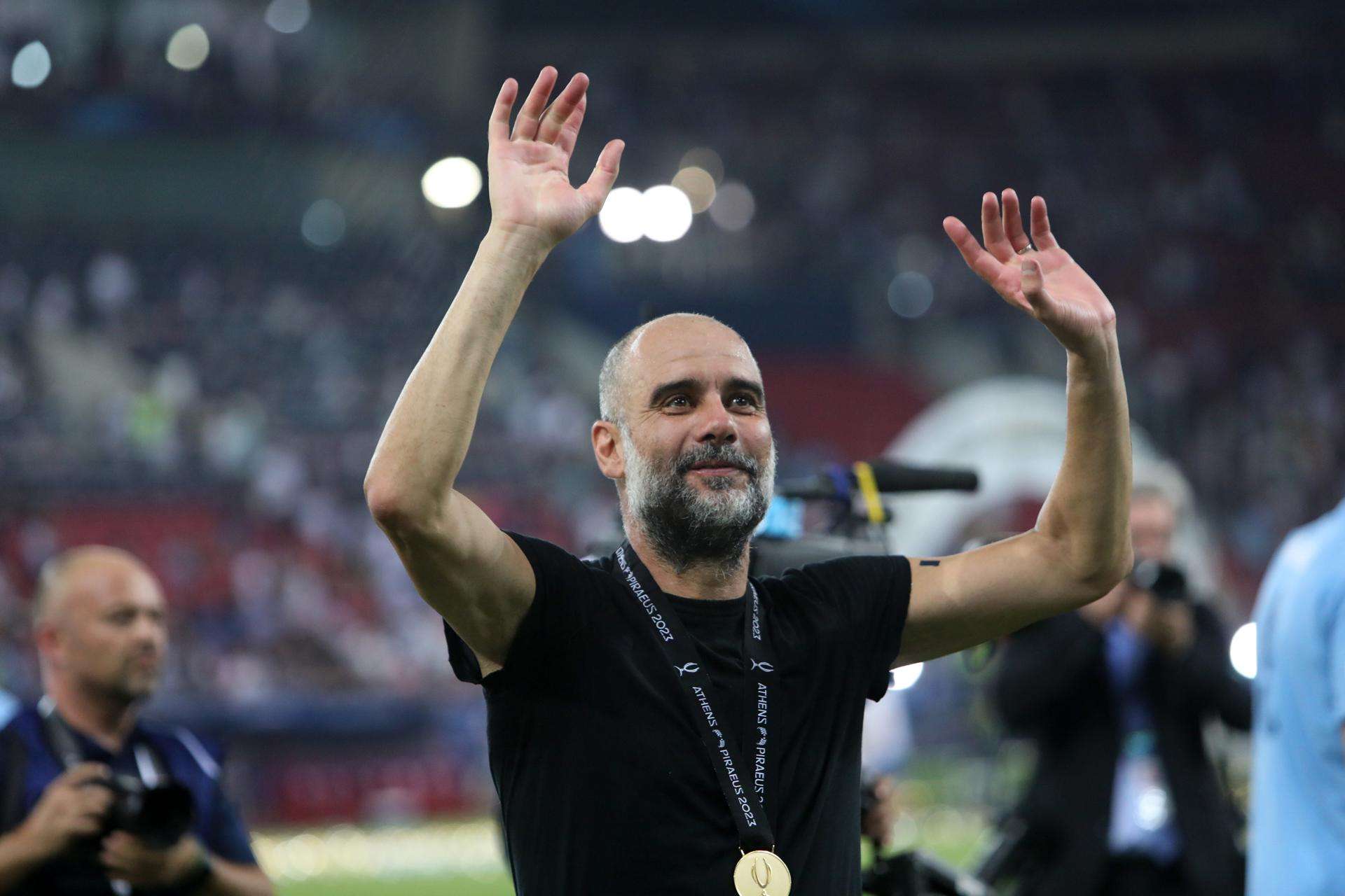 Pep Guardiola, premio al mejor entrenador del año